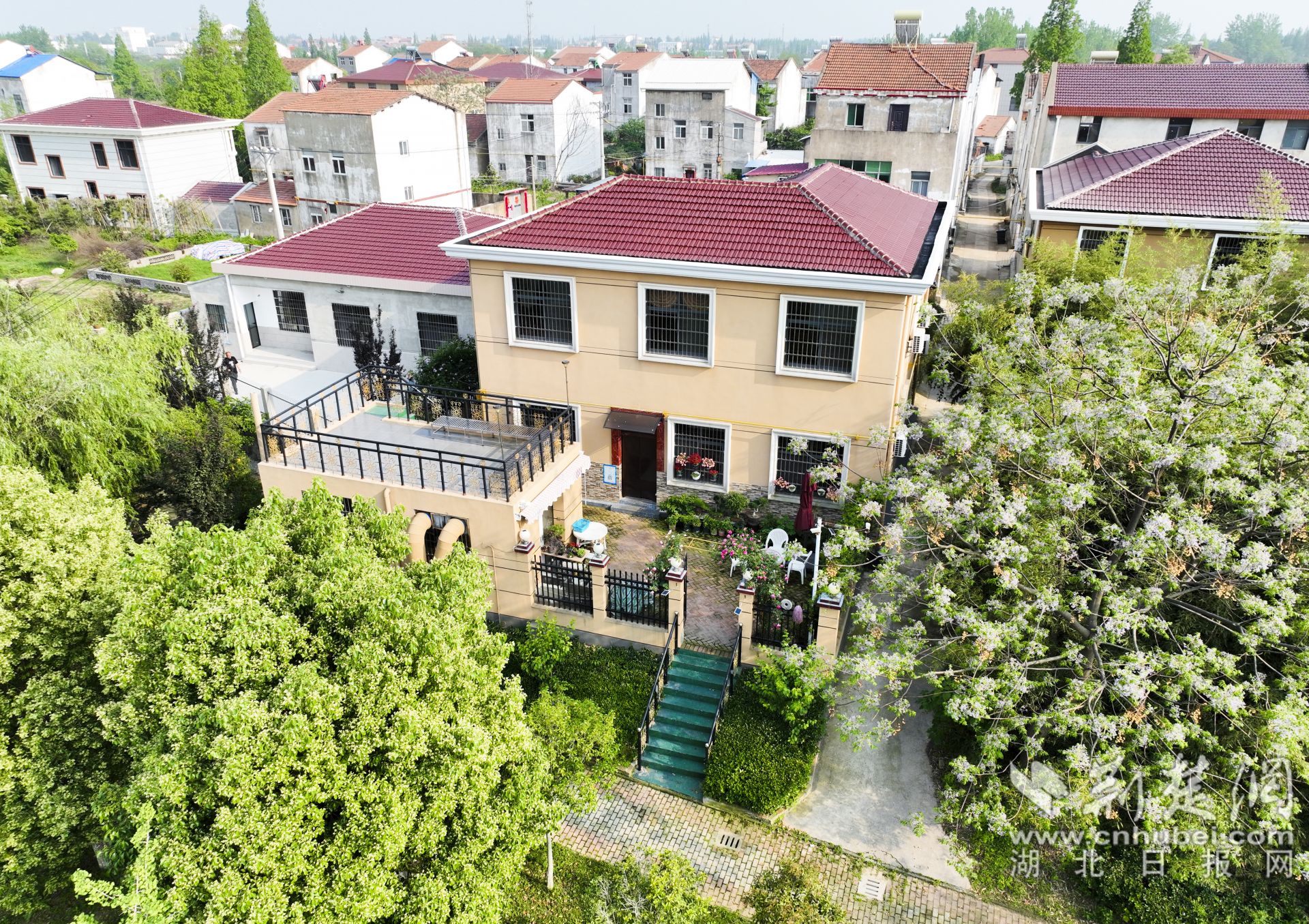 西王村村民王偉因地制宜，把房前屋后改造成別致小院，還開(kāi)起了農(nóng)家樂(lè)。1.jpg.jpg